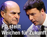 Pierluigi Bersani und Matteo Renzi