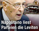 Italiens Staatschef Giorgio Napolitano