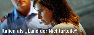 Amanda Knox während ihres Mordprozesses