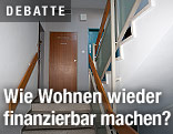 Stiegenhaus im Neubau