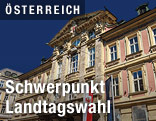 Au&szlig;enansicht des Tiroler Landtag
