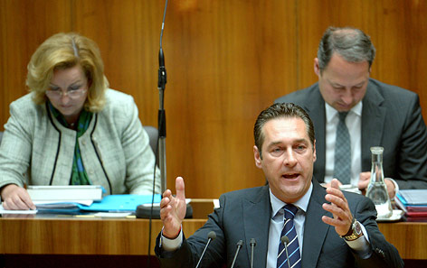 © APA/Roland Schlager FPÖ-Chef Heinz Christian Strache