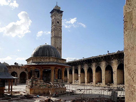 © APA/AP/Aleppo Media Center Moschee mit Minarett in Aleppo
