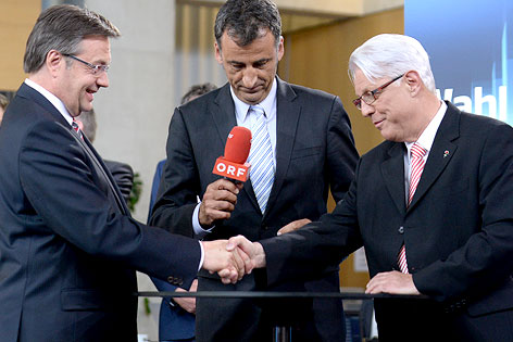 © APA/Hans Klaus Techt Guenther Platter und HGerhard Reheis