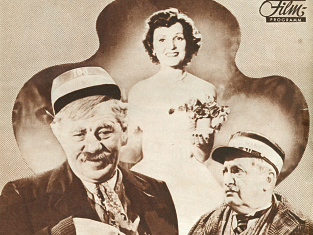 © Wien Museum/Filmprogramm Plakat "Hallo Dienstmann", 1952