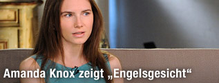 Amanda Knox bei einem Interview