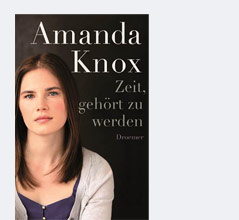 © Droemer Buchcover "Zeit, gehört zu werden" von Amanda Knox