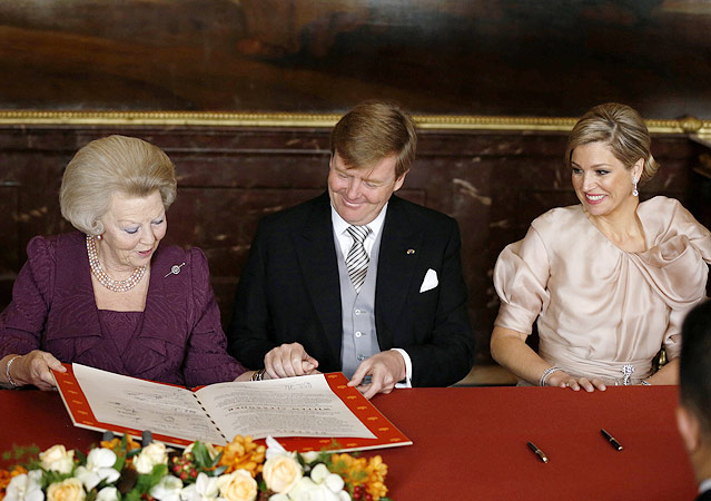 © APA/EPA/Bart Maat König Willem-Alexander, Königin Beatrix, Königin Maxima