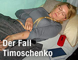 Eine kranke Julia Timoschenko im Bett