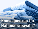 Zeitungsstapel