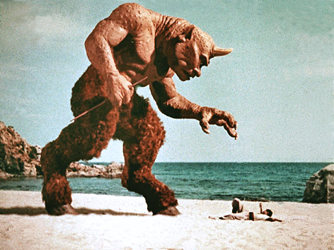 © picturedesk.com/Mary Evans Zyklop aus dem Film "Sindbads siebente Reise"