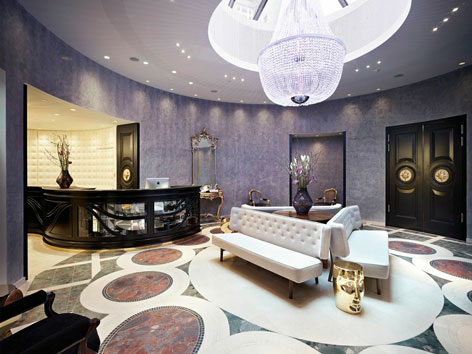 Lobby des Hotel Sans Souci