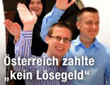 Dominik Neubauer und zwei weitere Geiseln aus Finnland