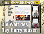 Screenshot der Website von Ray Harryhausen