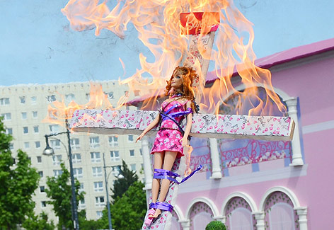 © APA/dpa/Jens Kalaene Barbie-Haus
