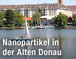 Alte Donau mit Segelboot