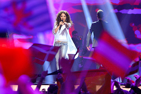 Song-Contest-Auftritt von Natalia Kelly