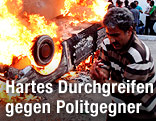 Protestierende in Teheran