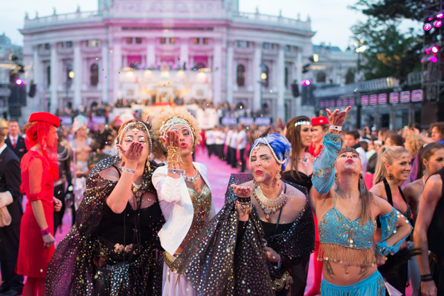 Eindrücke von der Ankunft der Gäste am Life Ball
