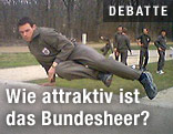 Ein Rekrut im Training