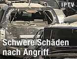 Ausgebranntes Fahrzeug