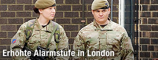 Britische Soldaten