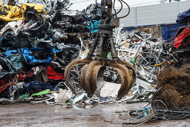 © ORF.at/Christian Öser Recyclingbetrieb Müller-Guttenbrunn in Amstetten