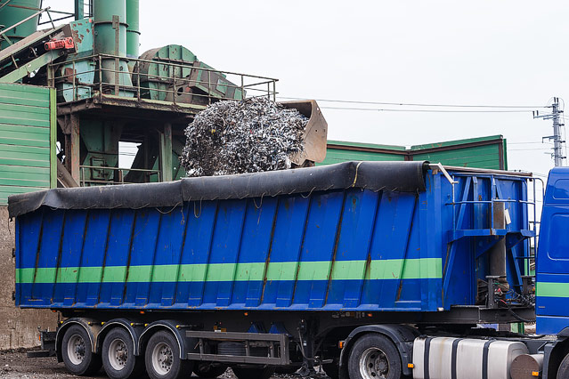 © ORF.at/Christian Öser Recyclingbetrieb Müller-Guttenbrunn in Amstetten