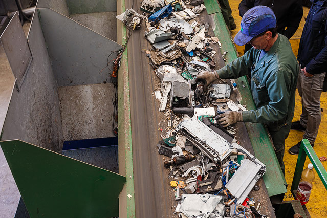© ORF.at/Christian Öser Recyclingbetrieb Müller-Guttenbrunn in Amstetten