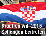 Kroatische Fahne