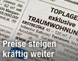 Zeitungsinserat f&uuml;r Wohnung