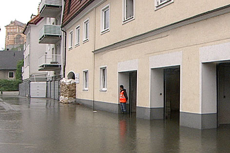 © ORF Überflutete Altstadt in Melk