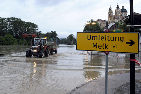 © APA/Herbert Oczeret Umleitung vor Melk