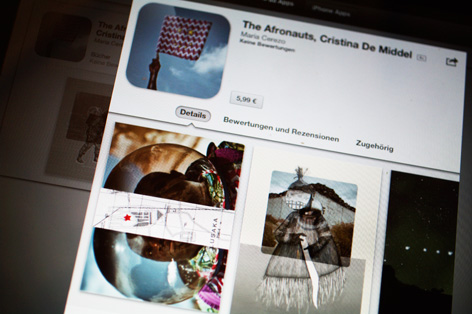 © Screenshot: ORF.at "Afronauts" von Cristina De Middel als App