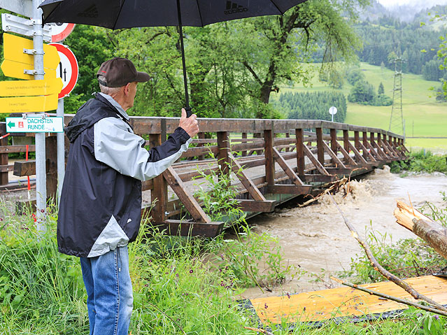 © APA/EXPA/Martin Huber Hochwasser im Raum Schladming