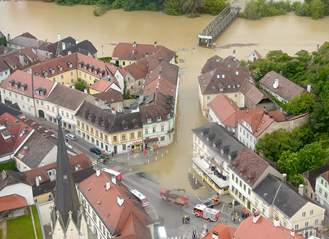 © APA/Roland Schlager Überschwemmungen in Melk