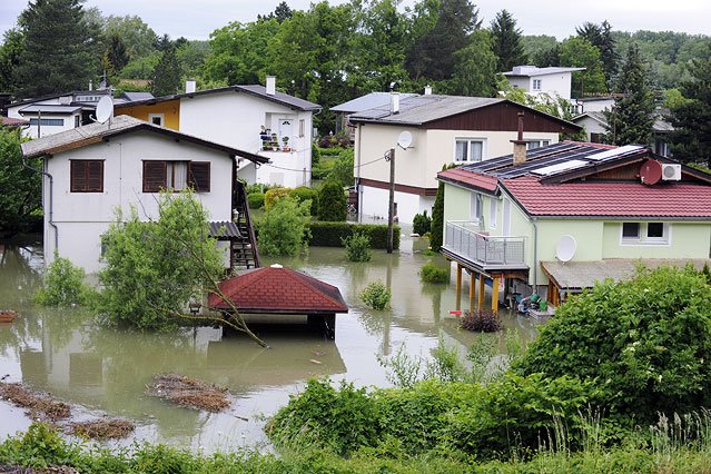 Hochwasser in Greifenstein-Altenberg