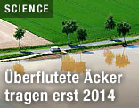 Überflutetes Feld