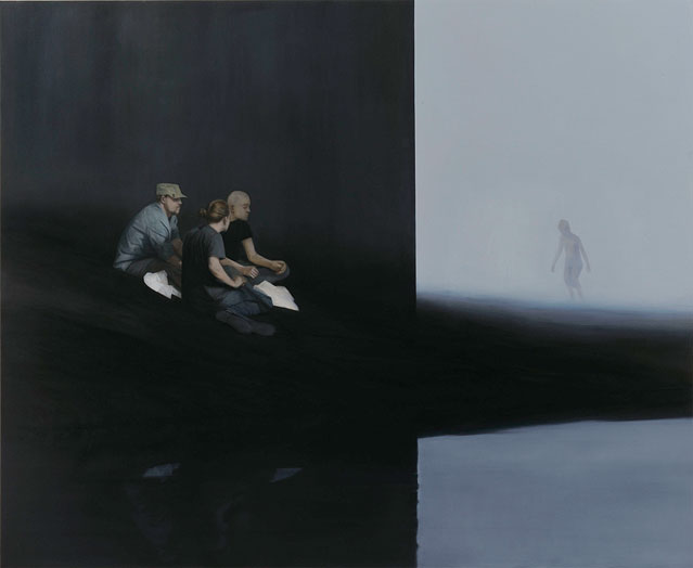 © Uwe Walter/VBK Wien/VG Bildkunst Bonn Ölgemälde "Nebel"