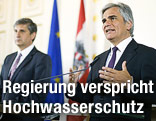 Vizekanzler Michael Spindelegger und Bundeskanzler Werner Faymann