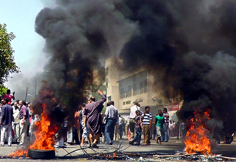 © APA/AP/Ibrahim Zayed Proteste