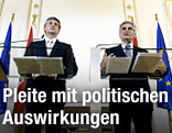 Vizekanzler Michael Spindelegger und Bundeskanzler Werner Faymann
