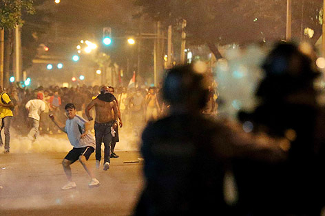 © APA/EPA/Fernando Bizerra Jr Demonstrationen in Fortaleza, Brasilien