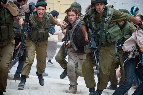 © 2013 Paramount Pictures/Jaap Buitendijk Brad Pitt in "World War Z"