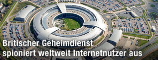 Luftaufnahme der Britischen Regierungsbeh&ouml;rde f&uuml;r Nachrichtendienst und Sicherheitsdienst