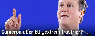Britischer Premier David Cameron