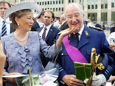 Belgiens König Albert II. und seine Ehefrau Paola 