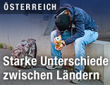 Ein Obdachloser