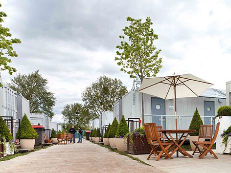 Pop-Up-Hotels von Snoozebox
