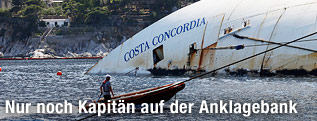 Schiffswrack der Costa Concordia